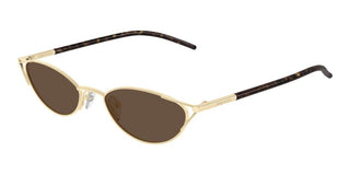 Alexander McQueen AM0563S women Gold Cat Eye Sunglasses