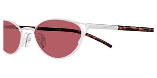 Alexander McQueen AM0563S women Silver Cat Eye Sunglasses