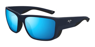 Maui Jim Amberjack Mj0896s Unisex Blue Squared Sunglasses