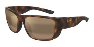 Maui Jim Amberjack Mj0896s Unisex Havana Squared Sunglasses