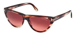 Tom Ford AMBER-02 FT 0990 women Brown Cat Eye Sunglasses
