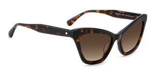 Kate Spade AMELIE/G/S women Havana Squared Sunglasses