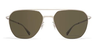 Mykita AMOS unisex Silver Pilot Sunglasses
