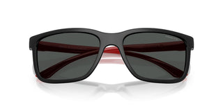 Arnette An4359 Men Black Rectangle Sunglasses