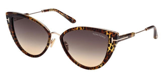 Tom Ford ANJELICA-02 FT 0868 women Havana Cat Eye Sunglasses