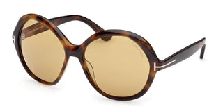 Tom Ford Annabelle-02 Ft1282 Unisex Havana Round Sunglasses