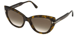 Tom Ford ANYA FT 0762 women Havana Cat Eye Sunglasses