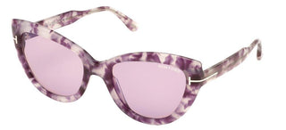 Tom Ford ANYA FT 0762 women Havana Cat Eye Sunglasses