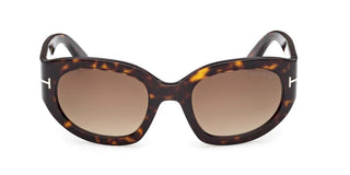 Tom Ford ARIZONA-02 FT1313 women Havana Oval Sunglasses