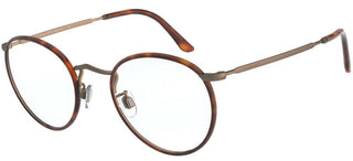 Giorgio Armani AR 112MJ men Havana Round Eyeglasses