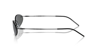 Giorgio Armani Ar 1508m Women Black Oval Sunglasses