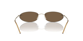 Giorgio Armani Ar 1508m Women Gold Oval Sunglasses