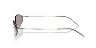 Giorgio Armani Ar 1508m Women Silver Oval Sunglasses