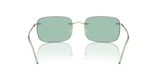 Giorgio Armani Ar 1512m Men Gold Rectangle Sunglasses