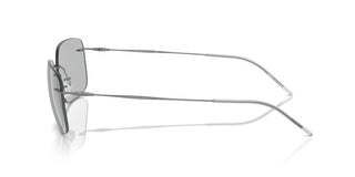 Giorgio Armani Ar 1512m Men Silver Rectangle Sunglasses