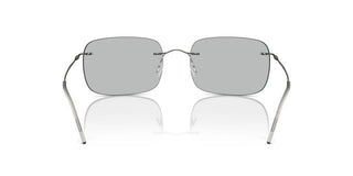 Giorgio Armani Ar 1512m Men Silver Rectangle Sunglasses