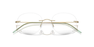 Giorgio Armani Ar 5147 Men Rose Gold Round Eyeglasses