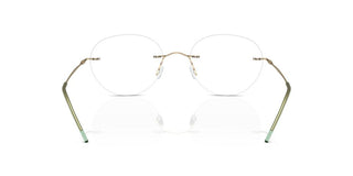 Giorgio Armani Ar 5147 Men Rose Gold Round Eyeglasses