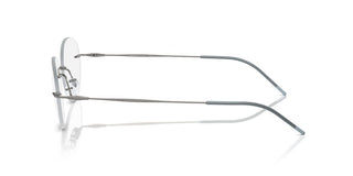 Giorgio Armani Ar 5147 Men Silver Round Eyeglasses