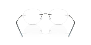 Giorgio Armani Ar 5147 Men Silver Round Eyeglasses