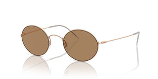 Giorgio Armani Ar 6115t Men Rose Gold Round Sunglasses