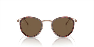 Giorgio Armani AR 6148T men Havana Geometric Sunglasses