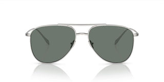 Giorgio Armani AR 6152 women Silver Pilot Sunglasses