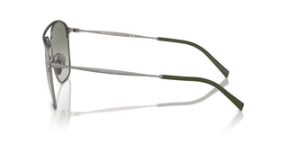 Giorgio Armani Ar 6154 Men Silver Squared Sunglasses