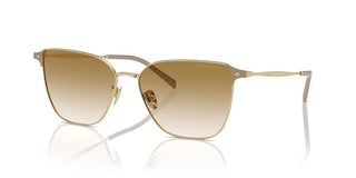 Giorgio Armani Ar 6155 Women Gold Squared Sunglasses