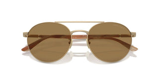 Giorgio Armani Ar 6156 Men Gold Round Sunglasses