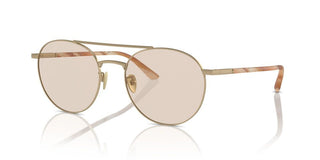 Giorgio Armani Ar 6156 Men Gold Round Sunglasses