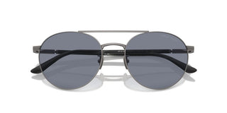 Giorgio Armani Ar 6156 Men Silver Round Sunglasses