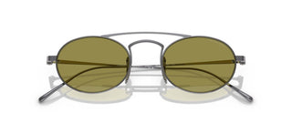 Giorgio Armani Ar 6161t Men Silver Oval Sunglasses