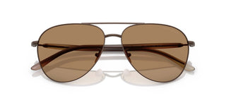 Giorgio Armani Ar 6162 Men Brown Pilot Sunglasses