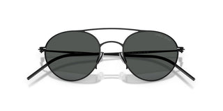 Giorgio Armani AR 6169 men Black Round Sunglasses