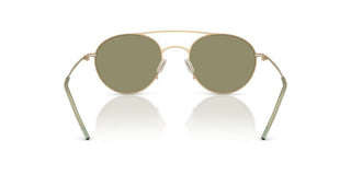 Giorgio Armani AR 6169 men Gold Round Sunglasses