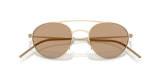 Giorgio Armani Ar 6169 Men Gold Round Sunglasses