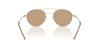 Giorgio Armani Ar 6169 Men Gold Round Sunglasses