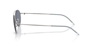 Giorgio Armani Ar 6169 Men Ruthenium Round Sunglasses