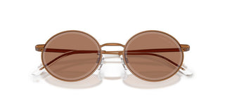 Giorgio Armani AR 6170 women Brown Round Sunglasses