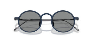 Giorgio Armani Ar 6173t Men Blue Round Sunglasses
