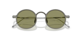 Giorgio Armani Ar 6173t Men Ruthenium Round Sunglasses