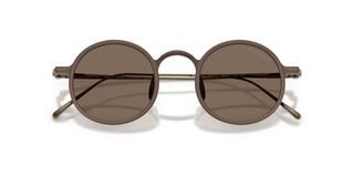 Giorgio Armani Ar 6173t Men Brown Round Sunglasses