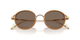 Giorgio Armani Ar 6174t Men Brown Round Sunglasses