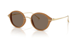 Giorgio Armani Ar 6174t Men Brown Round Sunglasses