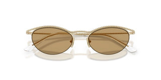 Giorgio Armani Ar 6175 Women Gold Cat Eye Sunglasses