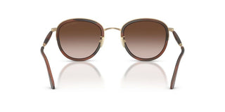 Giorgio Armani Ar 6176 Men Gold Round Sunglasses