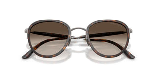 Giorgio Armani Ar 6176 Men Ruthenium Round Sunglasses