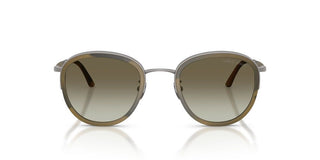 Giorgio Armani Ar 6176 Men Ruthenium Round Sunglasses