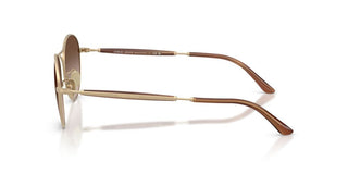Giorgio Armani Ar 6177 Men Gold Round Sunglasses